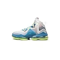 nike lebron xix space jam chaussures de basketball pour homme 48,3 cm, bleu néerlandais/grenade/citron vert, 46 eu