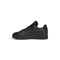 adidas advantage lifestyle court lace chaussures de tennis, noir, 37 1/3 eu