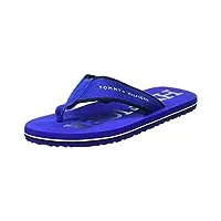 tommy hilfiger homme tongs classic beach sandal claquettes, bleu (ultra blue), 40 eu