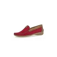 gabor mocassins pour femme, chaussures basses, largeur supplémentaire modérée (g), rouge rubis new whiksy 48, 37 eu