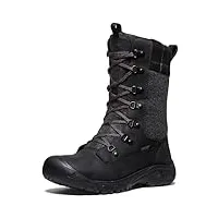 keen femme greta tall boot waterproof botte de neige, noir (black plaid2), 42 eu