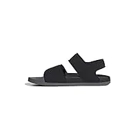 adidas mixte adilette sandal, noir/gris (negbás gricin), 44 2/3 eu