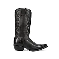 ash bottes texanies amazone bis noir en cuir avec broderie - f22-amazonebis 01 - taille, noir , 40 eu