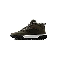 timberland greenstride motion 6 chaussures de randonnée en cuir pour homme, vert, 44.5 eu