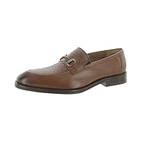 johnston & murphy meade bit shoe - chaussures habillées pour homme - chaussures habillées en cuir italien - mocassins pour homme - chaussures de travail pour homme - semelle intérieure rembourrée et