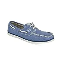 seajure chaussures bateau chanvre & vegan pour homme fidden bleu (eu_footwear_size_system, adult, men, numeric, medium, numeric_40)