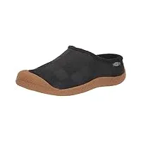keen women's howser harvest casual comfortable leather slip on mule, black/birch, 10