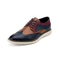 meijiana oxfords homme chaussure homme business casual homme oxfords chaussures à lacets pour hommes, multicolore-02, 44 eu (11 uk)