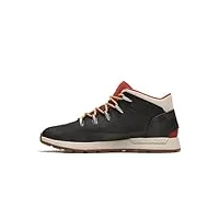 timberland homme sprint chaussure de marche, black mesh w red, 43 eu