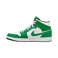 nike chaussures de basket-ball pour hommes, noir/vert chanceux-blanc, 45 eu dq8426 301