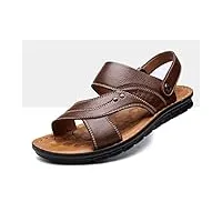 dshgdjf sandales for hommes d'été for hommes chaussures for hommes chaussures décontractées for hommes pantoufles sandales à rayures chaussures for hommes en caoutchouc (color : b, size : 39 code)