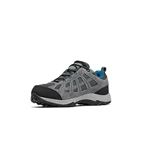 columbia homme redmond iii imperméable chaussures de trekking et de randonnée à taille basse, shark phoenix bleu, 42 eu