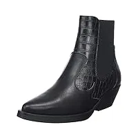 only femme onlbronco-2 noos bottes de cowboy en polyuréthane bottines, noir, 37 eu