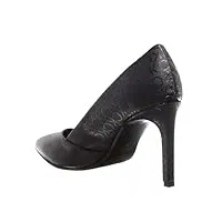 calvin klein ess stiletto pump chaussures en cuir noir -hauteur du talon 9cm