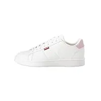 levis footwear and accessories femme bell s sneaker, regular white, 38 eu