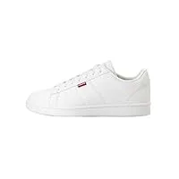 levis footwear and accessories femme bell s sneaker, brilliant white, 41 eu