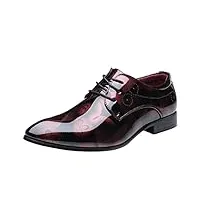 chaussures à lacets respirantes et confortables pour le travail, les loisirs, les chaussures en cuir unies chaussures élégantes chaussures en cuir chaussures de costume chaussures basses à lacets