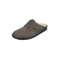 finn comfort amalfi - sabots éléphant (gris) - chaussures pour homme - sandales / mules - gris, cuir (nabuk), gris, 42 eu