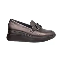 callaghan - 30010 laiton - chaussure mocassin en cuir, avec coin, semelle en caoutchouc, pour: femme, laiton, 36 eu