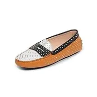 tod's i0369 mocassino donna woman studs loafer-38.5