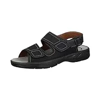 comfortabel homme 610021-01 sandale plate, noir, 51 eu