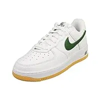 nike chaussures de basket-ball, blanc/vert forêt-jaune gomme, 39 eu