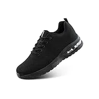 himars baskets homme femme chaussures sport course sneakers mode légères respirant fitness gym ourdoor running noir noir eu 39