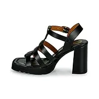 unisa saban sandales et nu-pieds femmes noir - 37 - sandales et nu-pieds shoes
