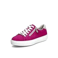 rieker chaussures à lacets pour femmes l59l1, pointure:39 eu, la couleur:rose
