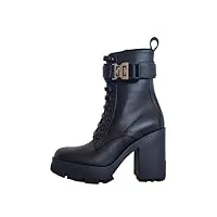 givenchy chaussures bottines terra en cuir be603qe1au noir, noir , 40 eu