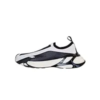dolce & gabbana chaussures sneakers vintage homme chaussette ah414 8t908 blanc noir, blanc, 43 eu