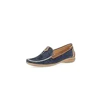 gabor shoes comfort basic, mocassins femme, bleu (navy/copper 46),38 eu