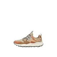 sneakers donna flower mountain yamano 3 woman suede cotton brown beige 41