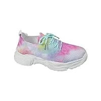 baskets colorées pour femme - chaussures de course légères - chaussures de marche légères - chaussures de loisirs - respirantes - chaussures de course sur route - semelles souples - chaussures de