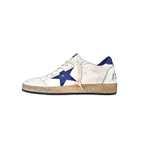 golden goose chaussures de sport homme vintage ball star 10327 blanc-bleu, blanc/bleu, 39 eu