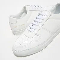 common projects - baskets en cuir bball low blanches