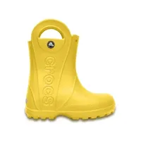 crocs enfant handle it rain boot wellies en jaune 12803 730 [child 12]
