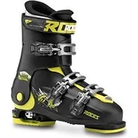 chaussures de ski alpin roces chaussures de ski idea free junior noir/lime