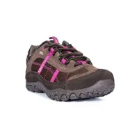 bottes et bottines sportswear trespass - chaussures de marche fell - femme (41 fr) (marron foncé/rose) - uttp154