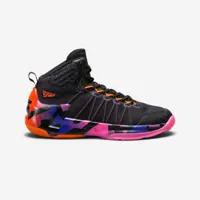 chaussures de basketball homme/femme - ss500 noir violet - tarmak
