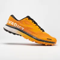 chaussures de trail running pour homme race ultra orange et noir - evadict
