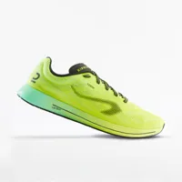 chaussures running homme - kiprun kd800 vert jaune - kiprun