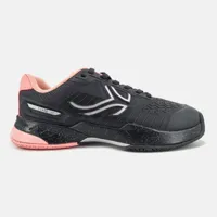 chaussures de tennis enfant artengo ts990 jr noir paillette - artengo