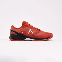 chaussures de tennis homme multicourt - artengo fast rouge terracotta noir - artengo