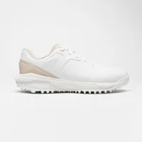 chaussures golf waterproof femme - mw500 blanc - inesis