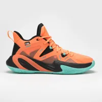 chaussures de basketball new york knicks homme/femme - 900 nba mid-3 orange - tarmak
