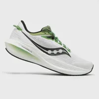 chaussures de running homme triumph 21 blanche verte - saucony
