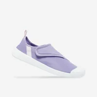 chaussures aquatiques avec scractch enfant - aquashoes 120 - violet - subea