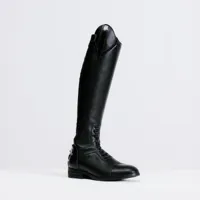 bottes équitation cuir femme - 900 noires - fouganza