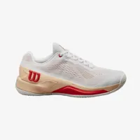 chaussures de tennis femme multicourt - wilson rush pro 4.0 blanc scallop shell - wilson